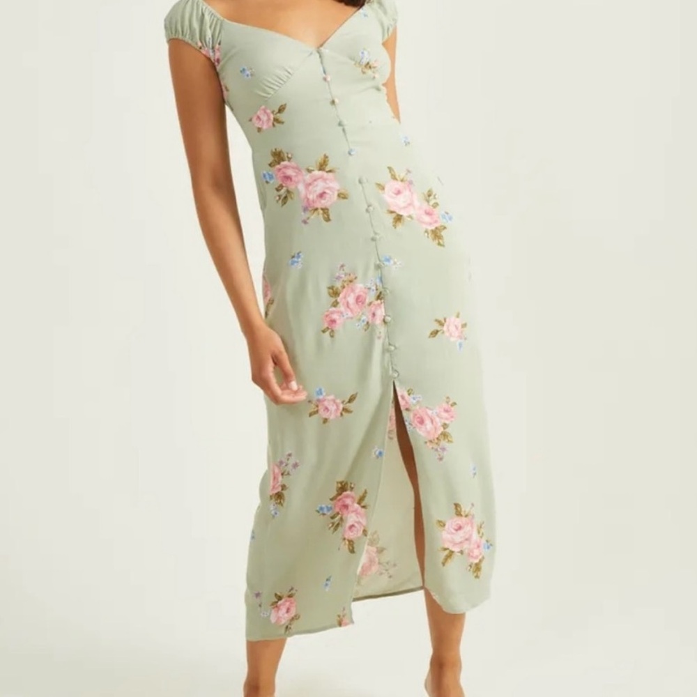 Floral Button-Down dress